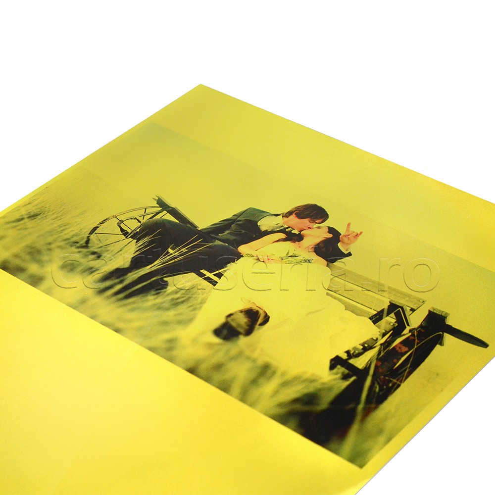 Folie FOTO printabila inkjet aurie Glossy A4 - imagine 4